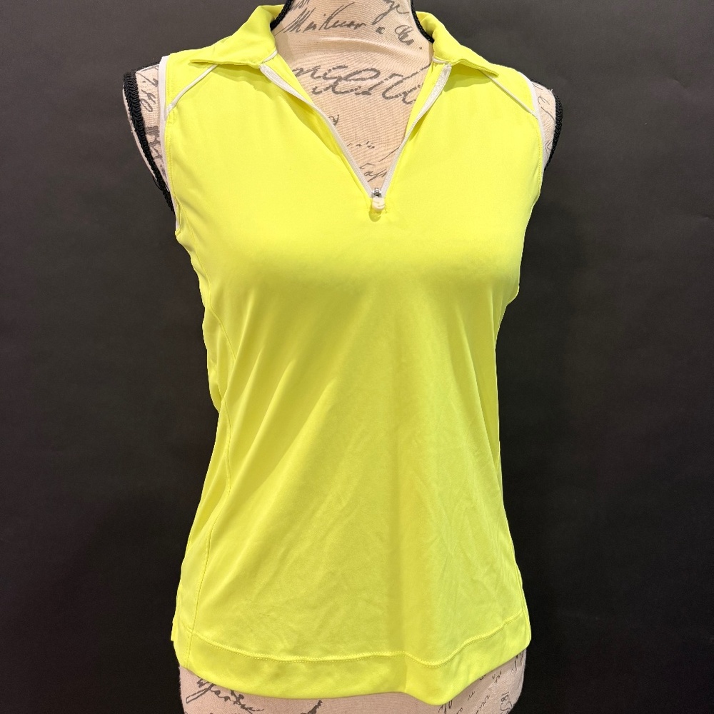 Slazenger women's tech sleeveless golf polo